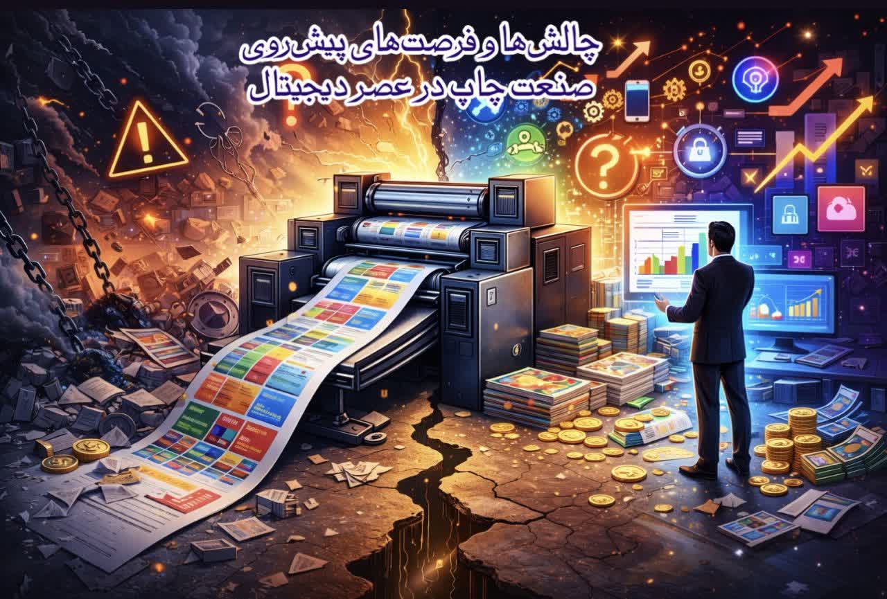چالشها و فرصتهای پیش روی صنعت چاپ در عصر دیجیتال